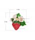 XSB131 - Fashion Strawberry Saree Brooch